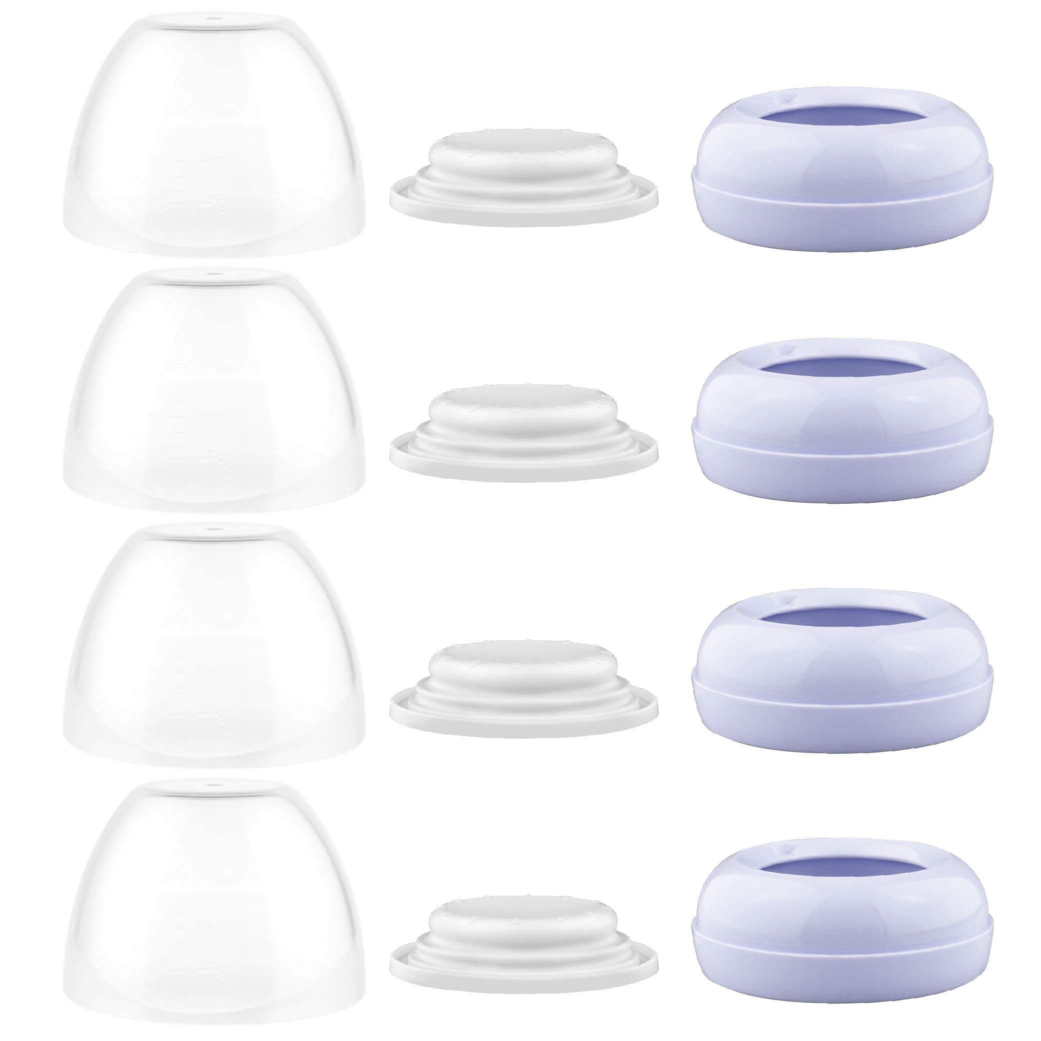 Maymom dome cap for Avent Natural bottle ensuring secure, leak-free seal