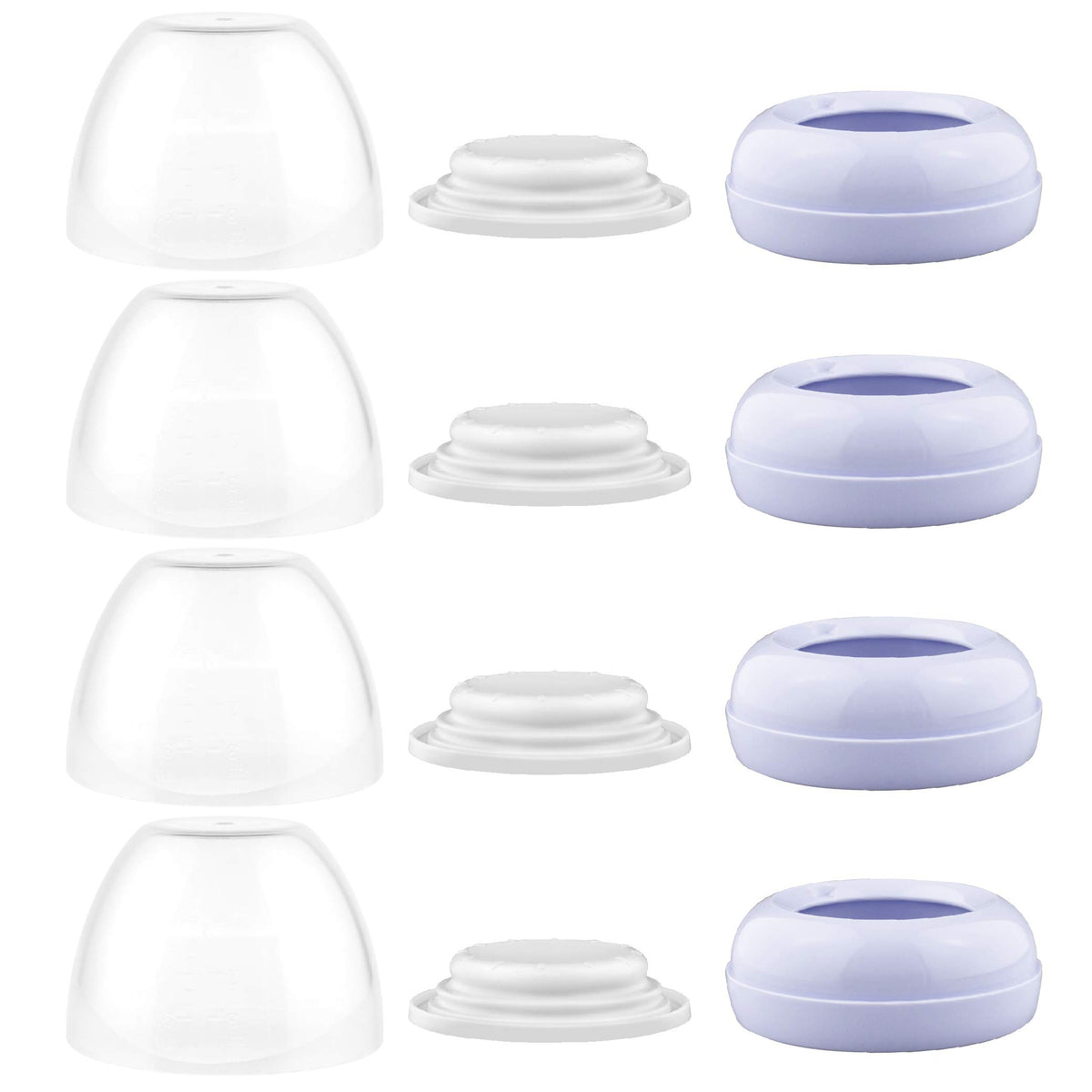 Maymom dome cap for Avent Natural bottle ensuring secure, leak-free seal