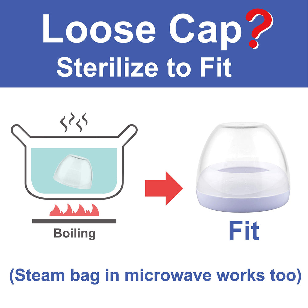 Maymom dome cap BPA-free material for safe bottle parts