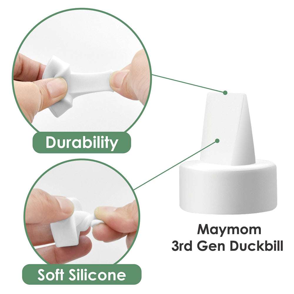 Maymom duckbill valves are easy to clean and maintain.