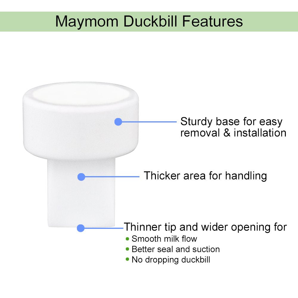 Maymom duckbill valves replace OEM parts with BPA-free materials.