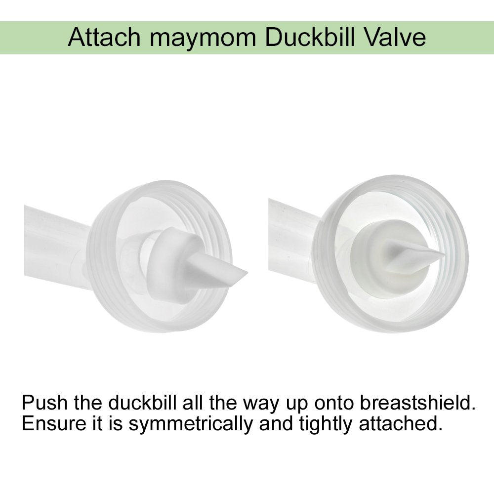 Maymom duckbill valve pack includes four valves for replacements.