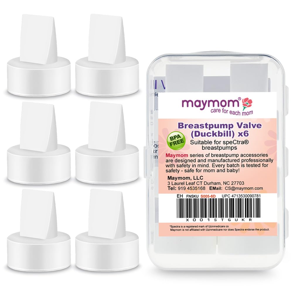 Maymom duckbill valves for Spectra S1/S2 provide consistent suction.