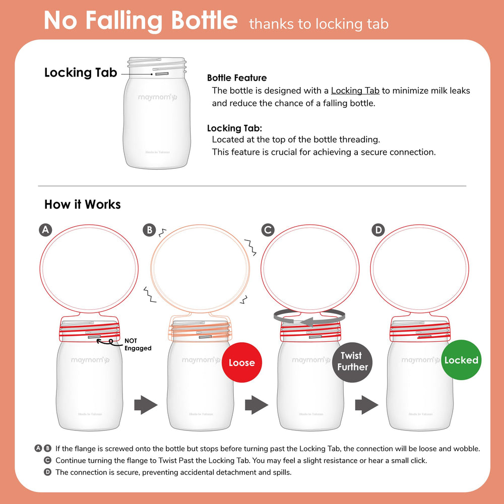 Maymom eight-bottles-pack for versatile pumping and storage routines.