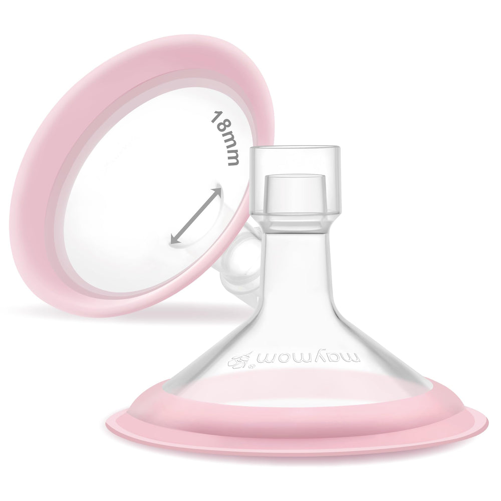 Maymom MyFit Shields 18mm close-up with smooth BPA-free plastic for comfort