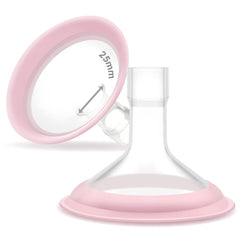 Maymom MyFit Shields 25mm front view for comfortable pumping with large contours.