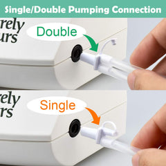 Maymom silicone membranes offer gentle pressure control for comfortable pumping.