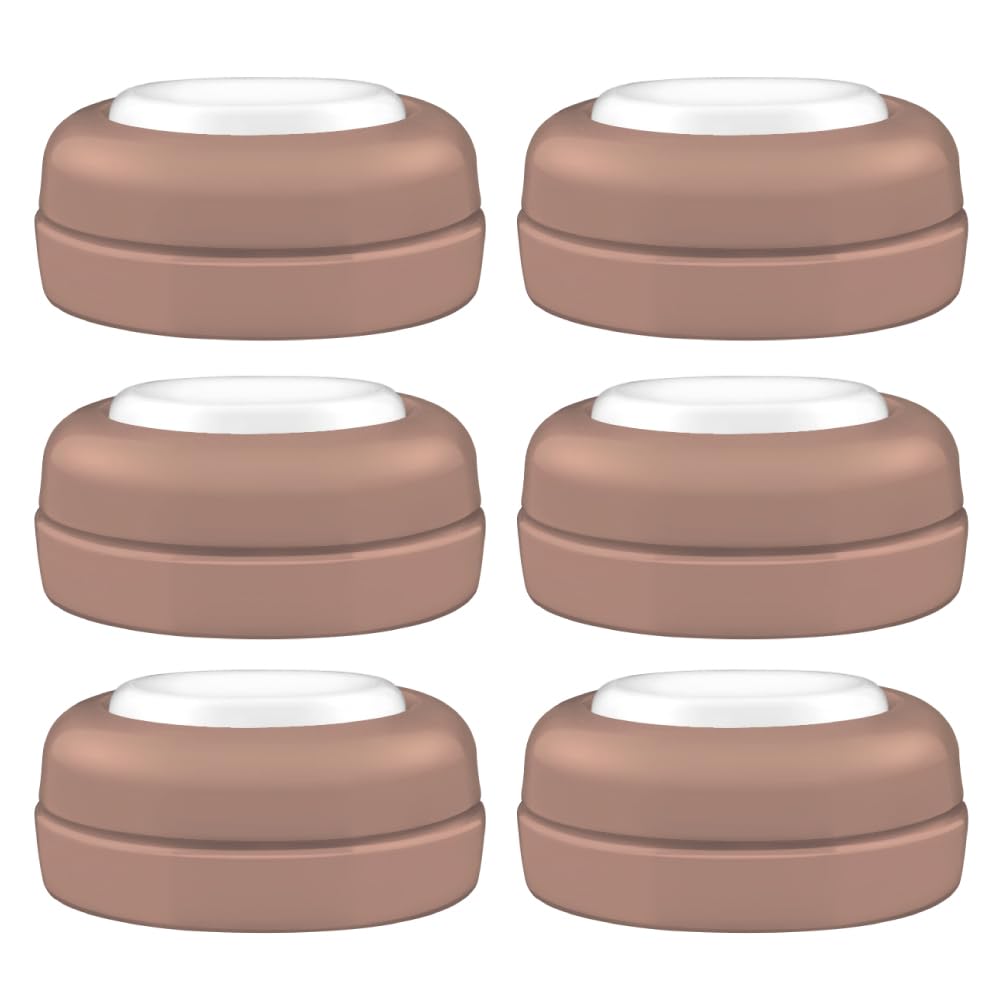 Maymom screw lids with brown collar fit Avent bottles for secure travel sealing.