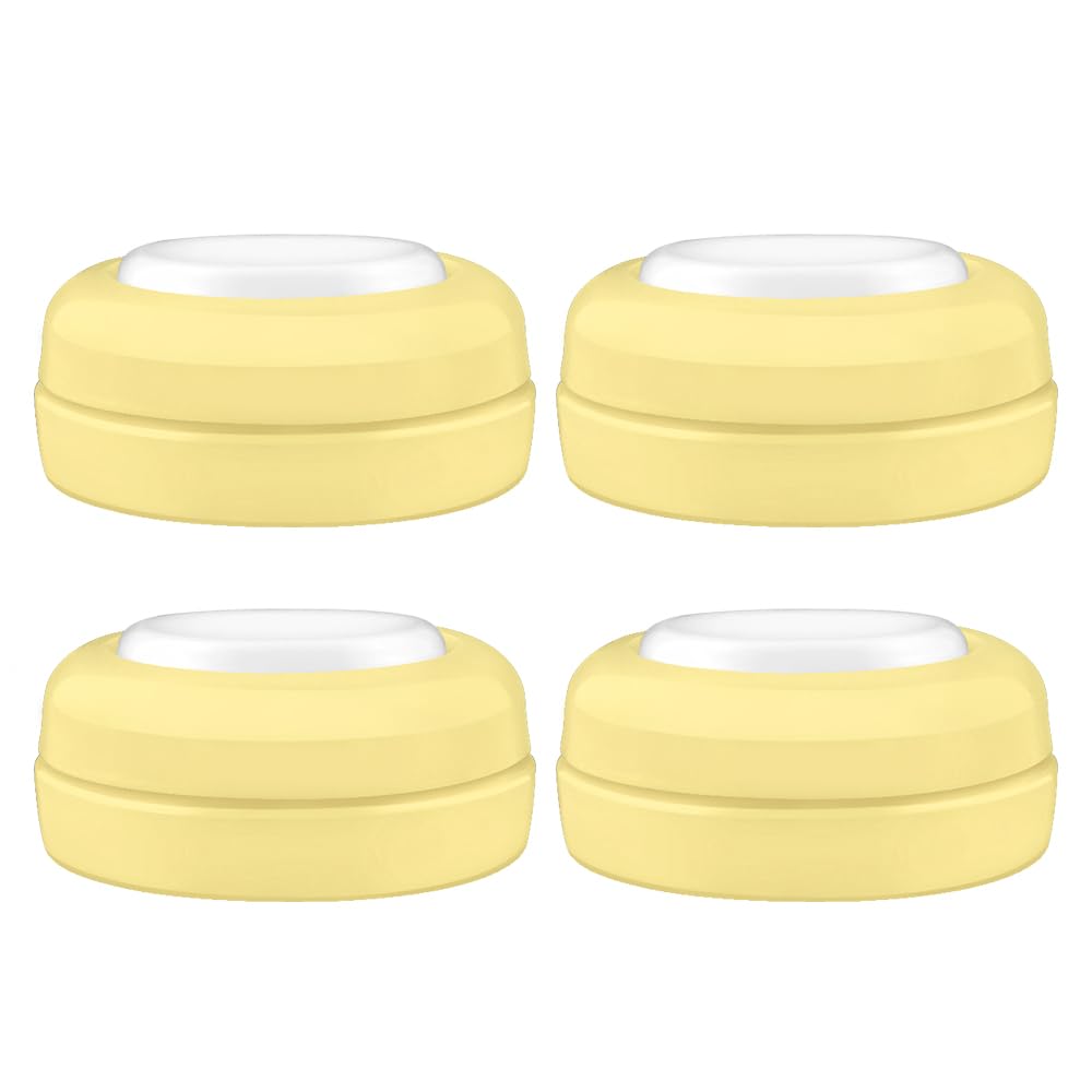 Maymom screw lid travel cap with yellow disc for on-the-go leak prevention