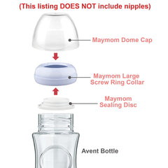 Maymom sealing disc for Avent Natural bottle provides reliable seal and fit