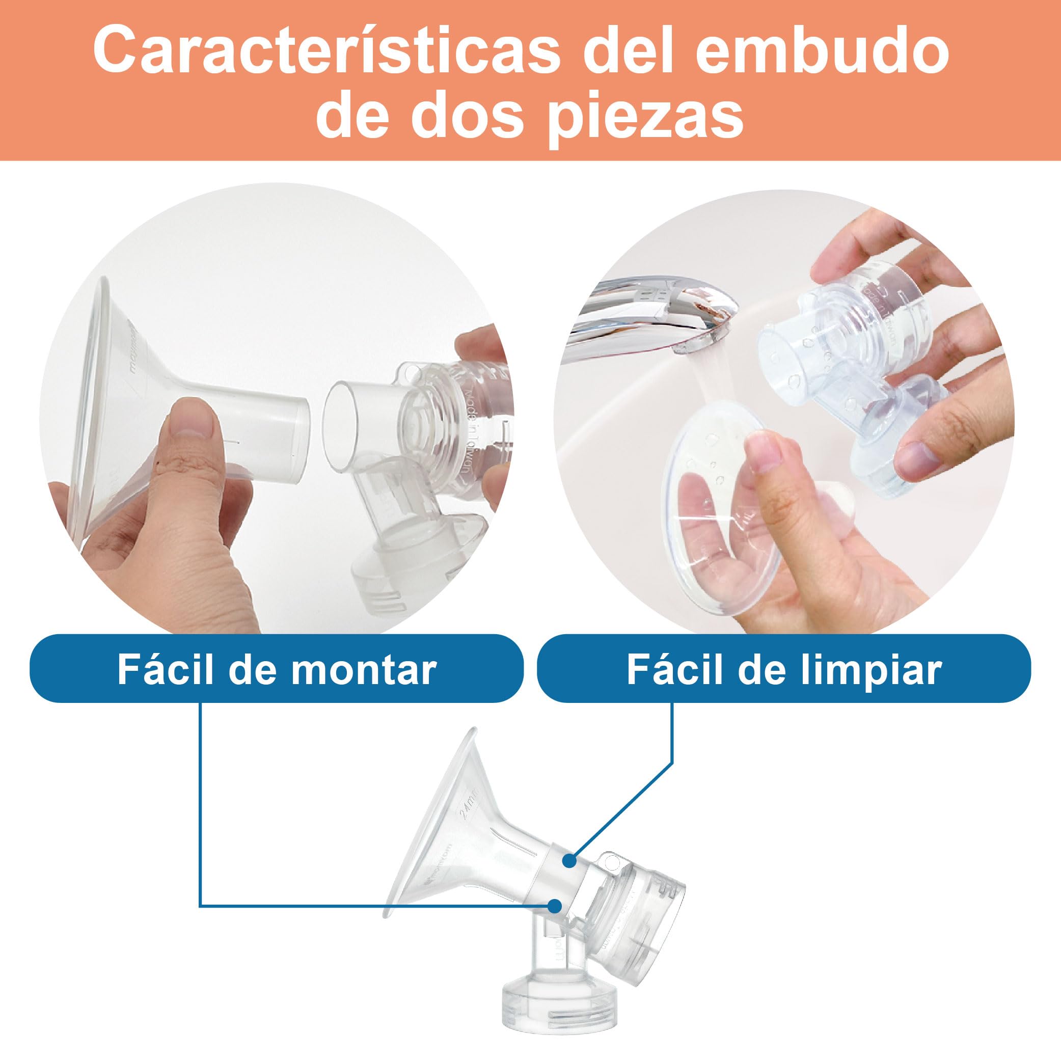 Maymom shields compatible with Medela Pump in Style enable easy part swaps.
