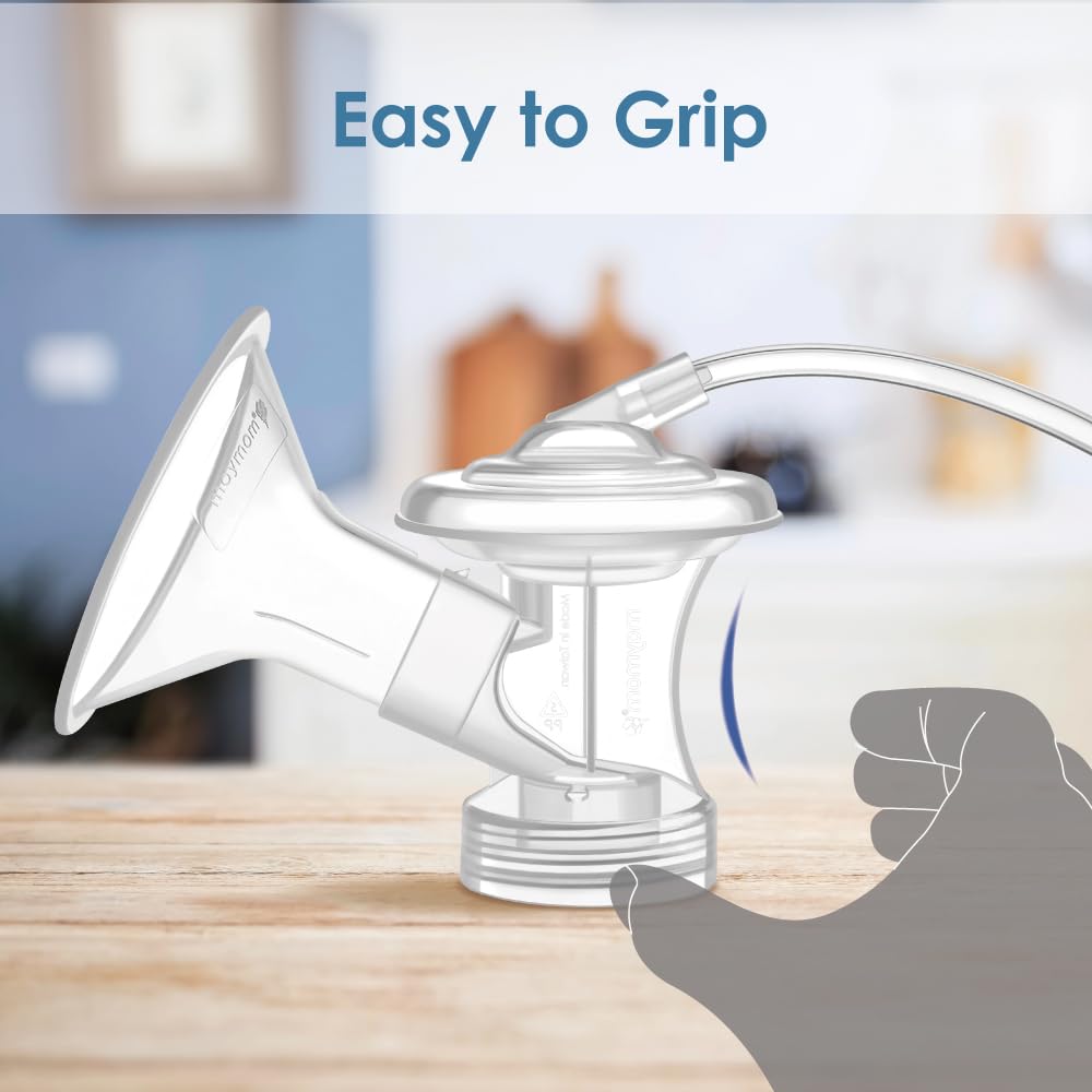 Maymom silicone tubing supports safe, flexible milk transfer.