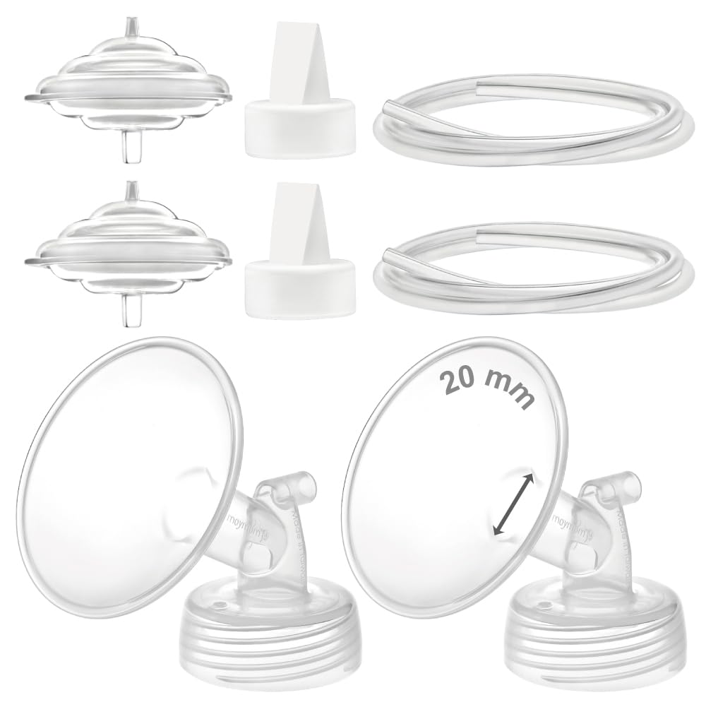 Maymom Spectra 20mm flange for comfortable pumping with S1/S2 systems.