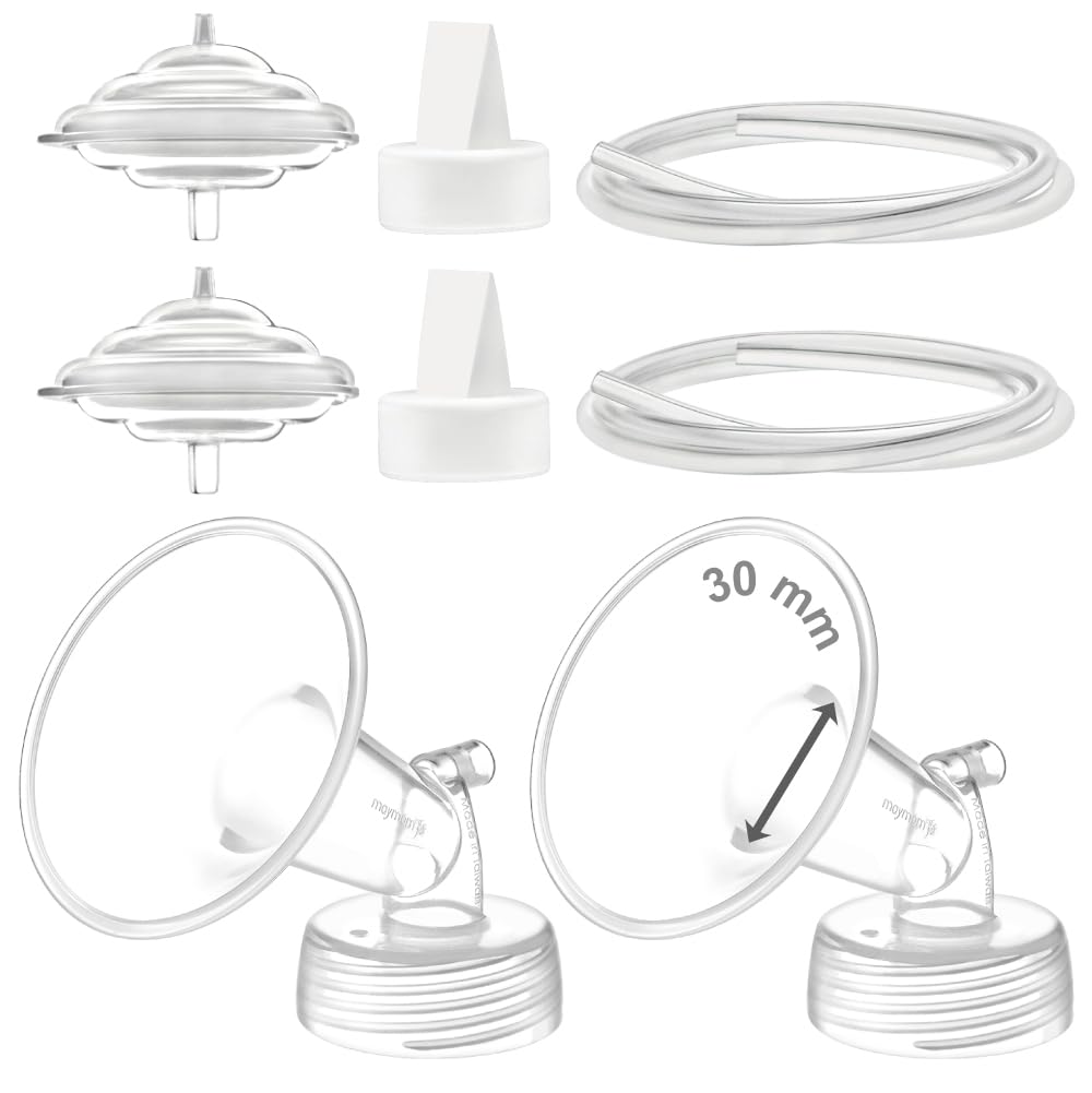 Maymom Spectra 30mm flange close-up for comfortable pumping fit
