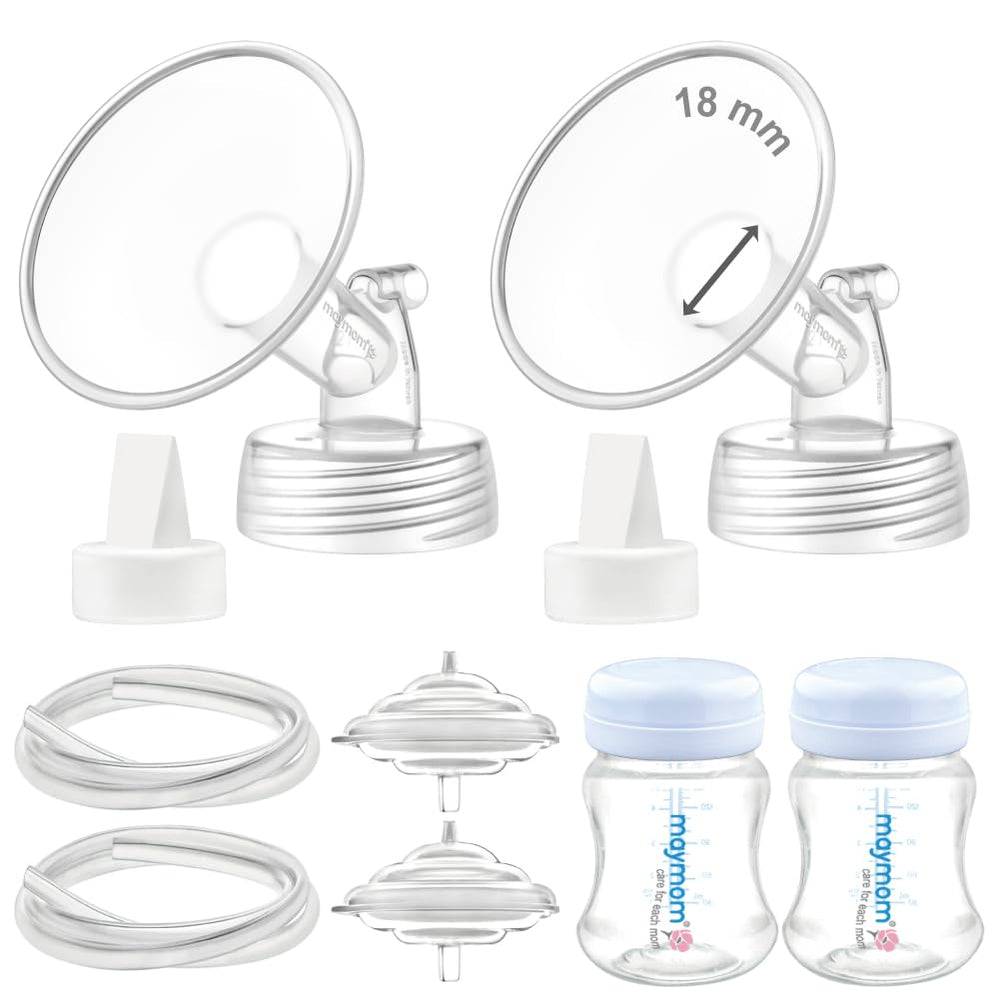 Maymom Spectra S2 18mm flange for comfortable fit and steady suction.