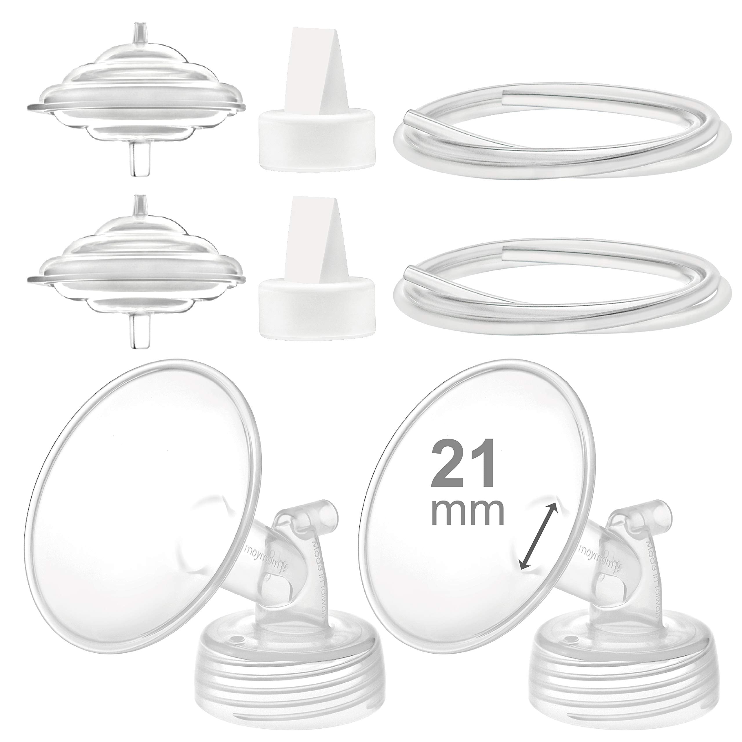 Maymom Spectra S2/S1 21mm flange for comfortable wide-mouth bottle use