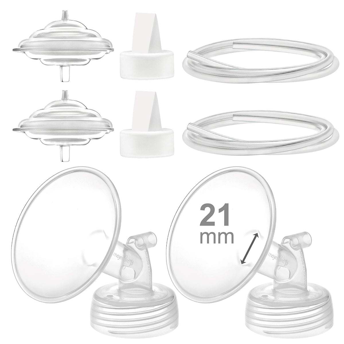 Maymom Spectra S2/S1 21mm flange for comfortable wide-mouth bottle use
