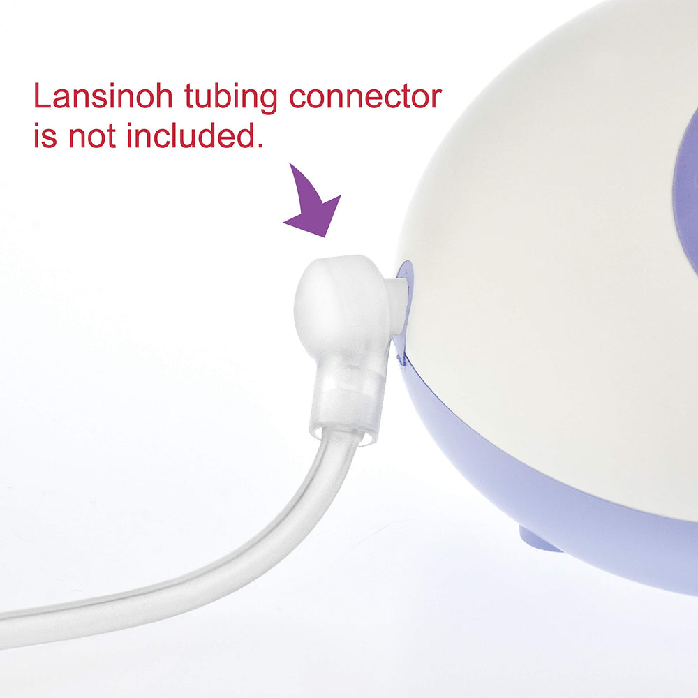 Maymom tubing is easy to install without extra connectors on Lansinoh pumps.