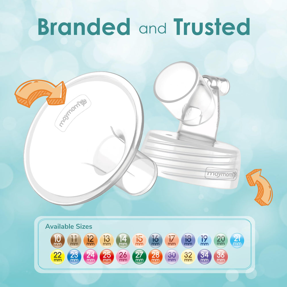 Maymom wide-mouth connectors 2-pack displayed for easy assembly and cleaning