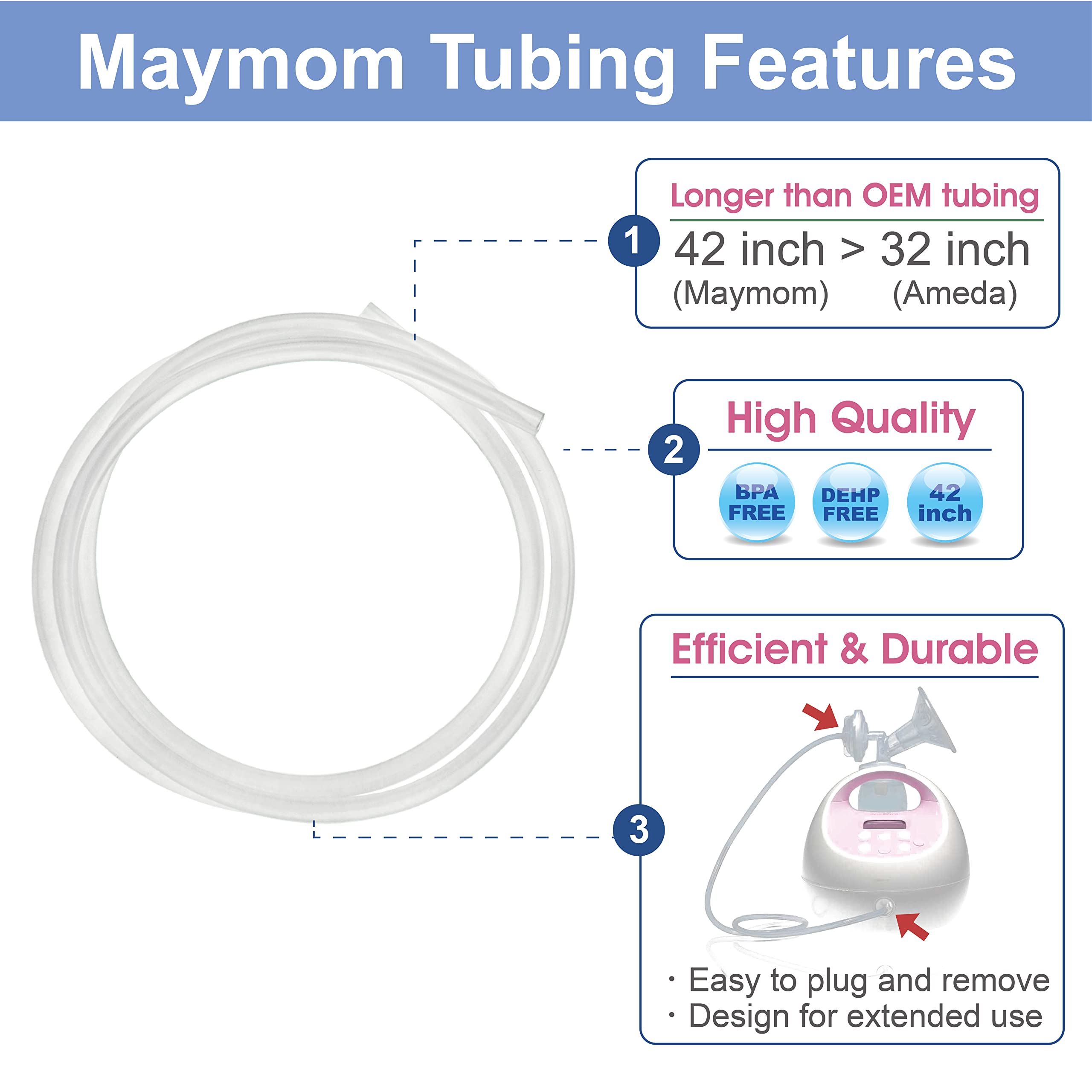 Maymom wide-mouth travel cap on bottle, daycare ready