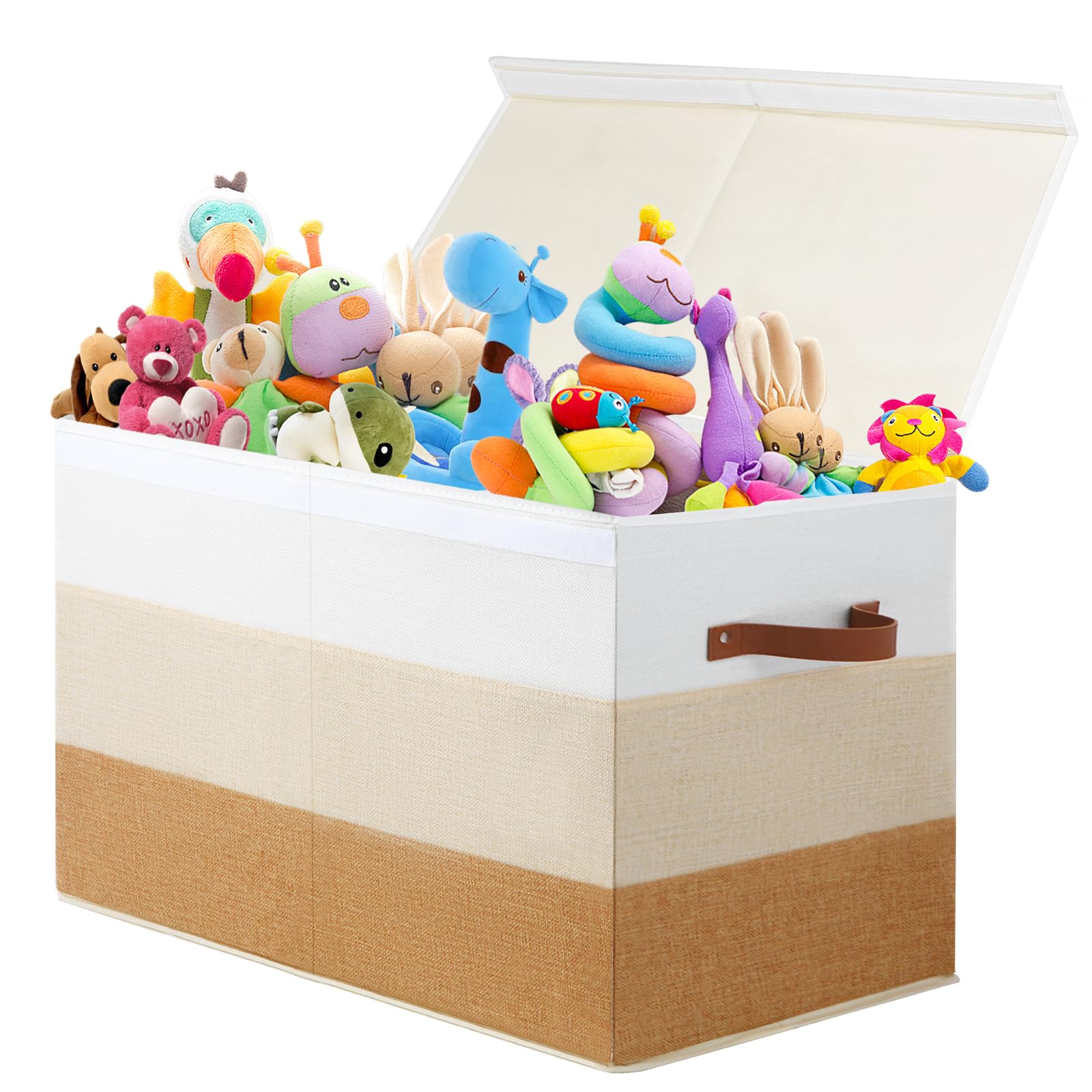 Mayniu Large Toy Box Chest front view for organized toy storage