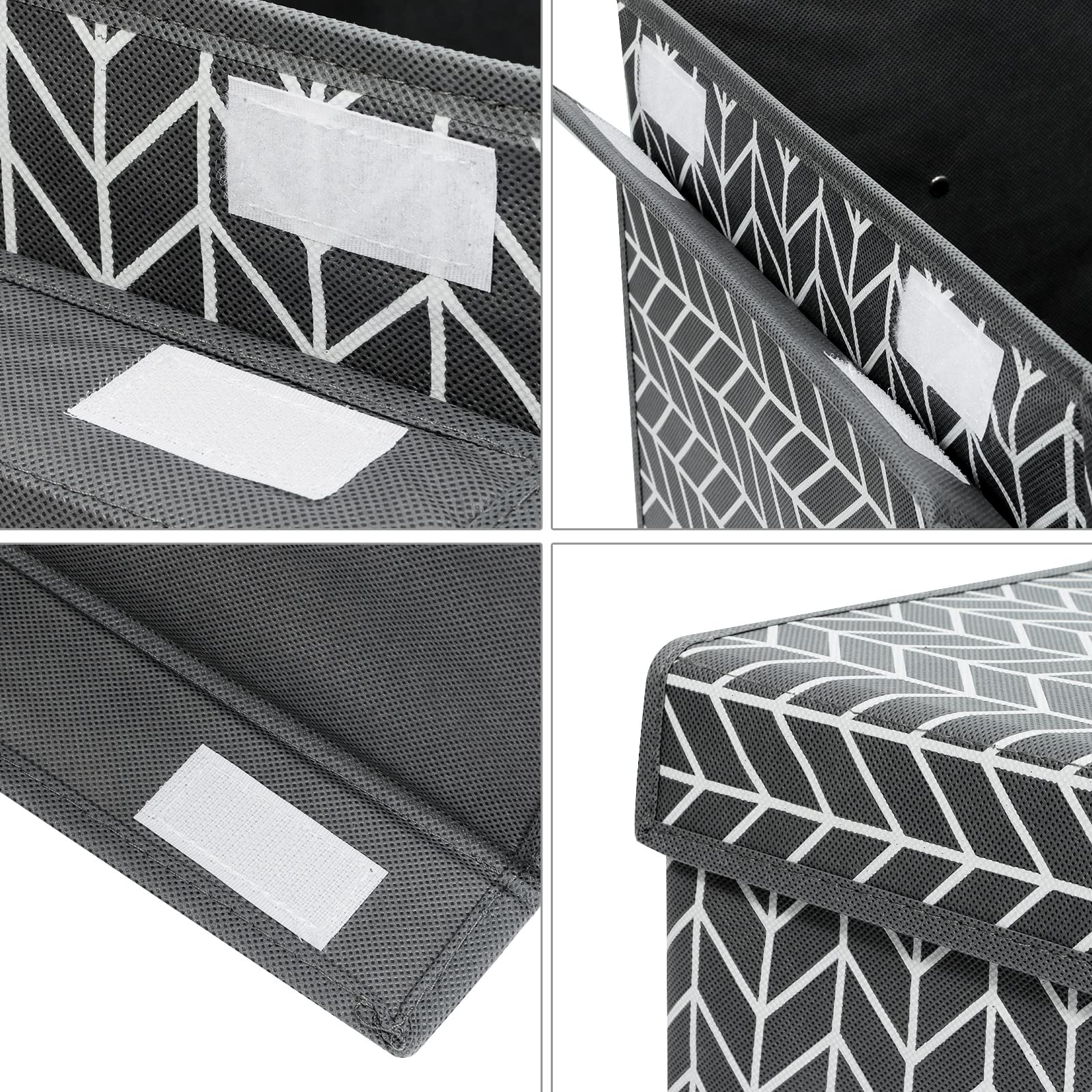 Mayniu large toy box grey sturdy-sides support bigger items
