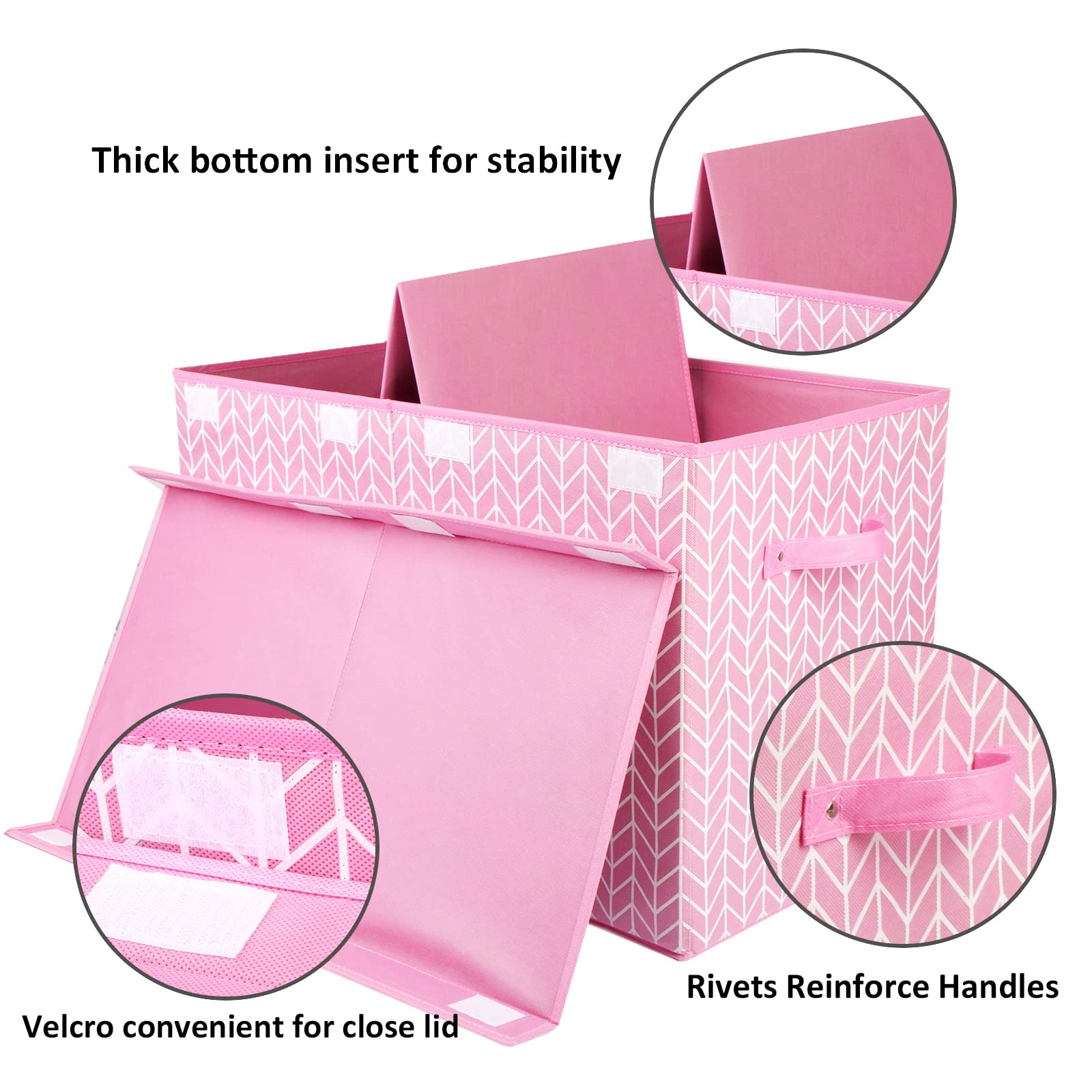Mayniu nonwoven fabric toy bin offers lightweight, durable organization