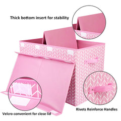 Mayniu nonwoven fabric toy bin offers lightweight, durable organization