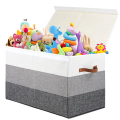 Mayniu Toy Box with removable divider keeps toys neatly organized.