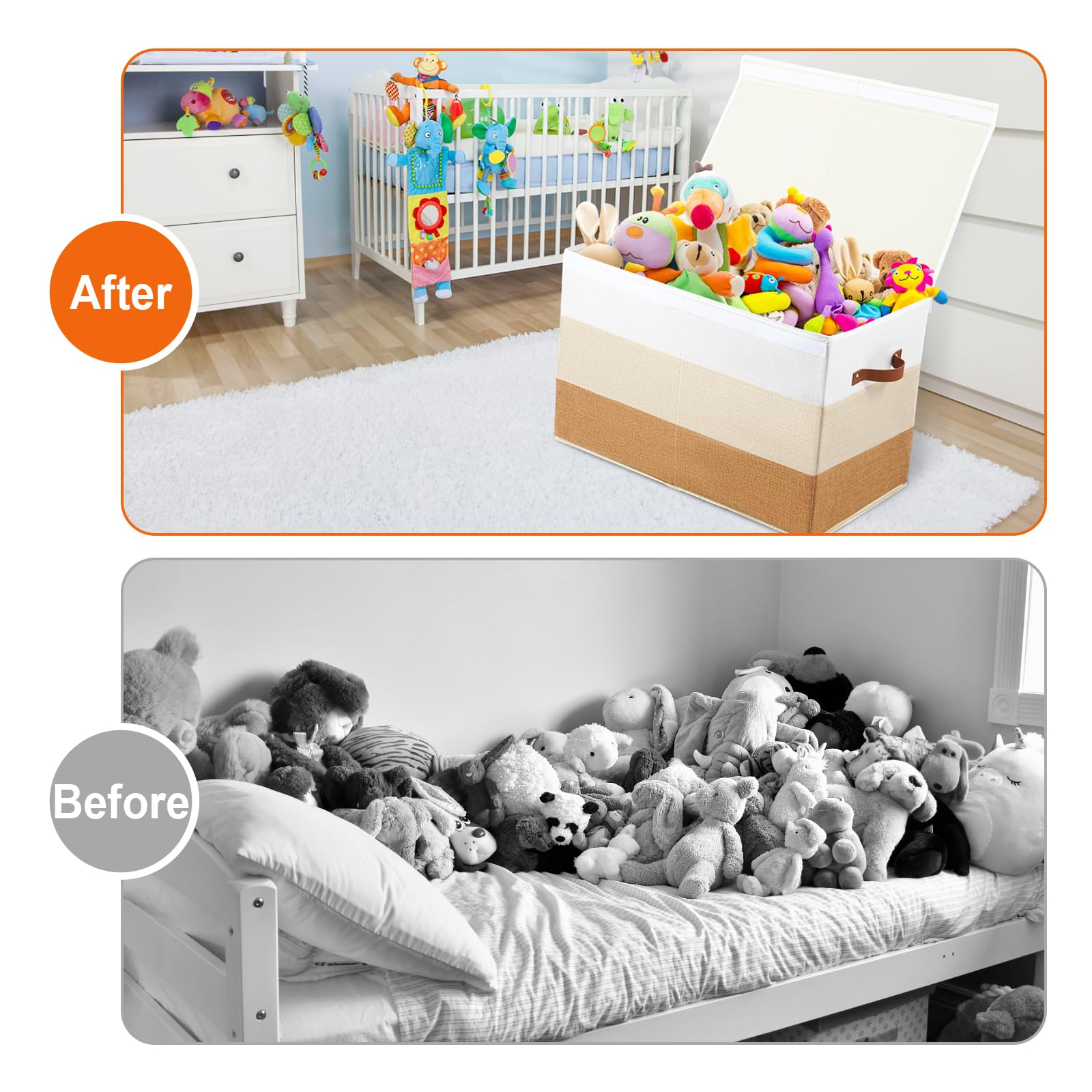 Mayniu Toy Box in Living Room used for books and blankets