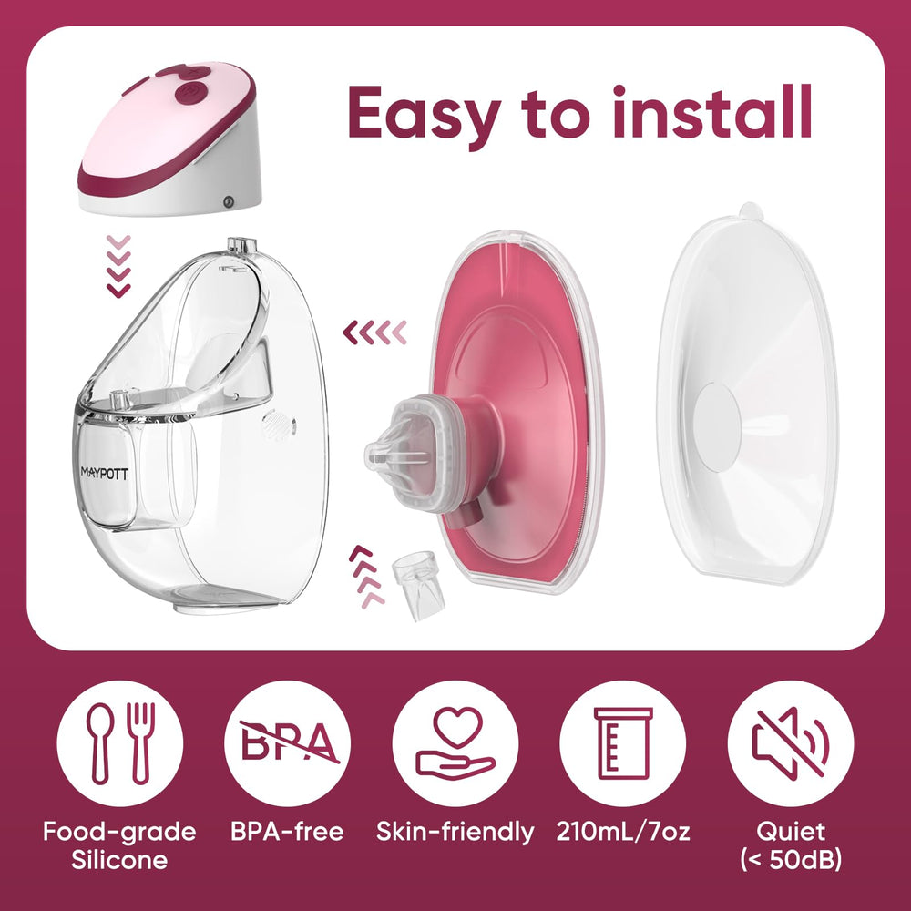 Maypott four modes and fifteen levels personalize suction settings.
