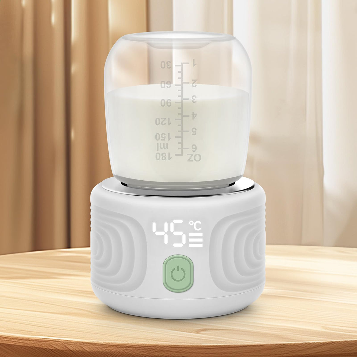 Maypott rapid heat bottle warmer for quick milk warming on the go