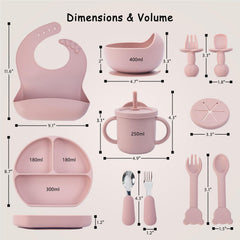 MBQMBSS 4-compartment suction plate helps portion meals for toddlers