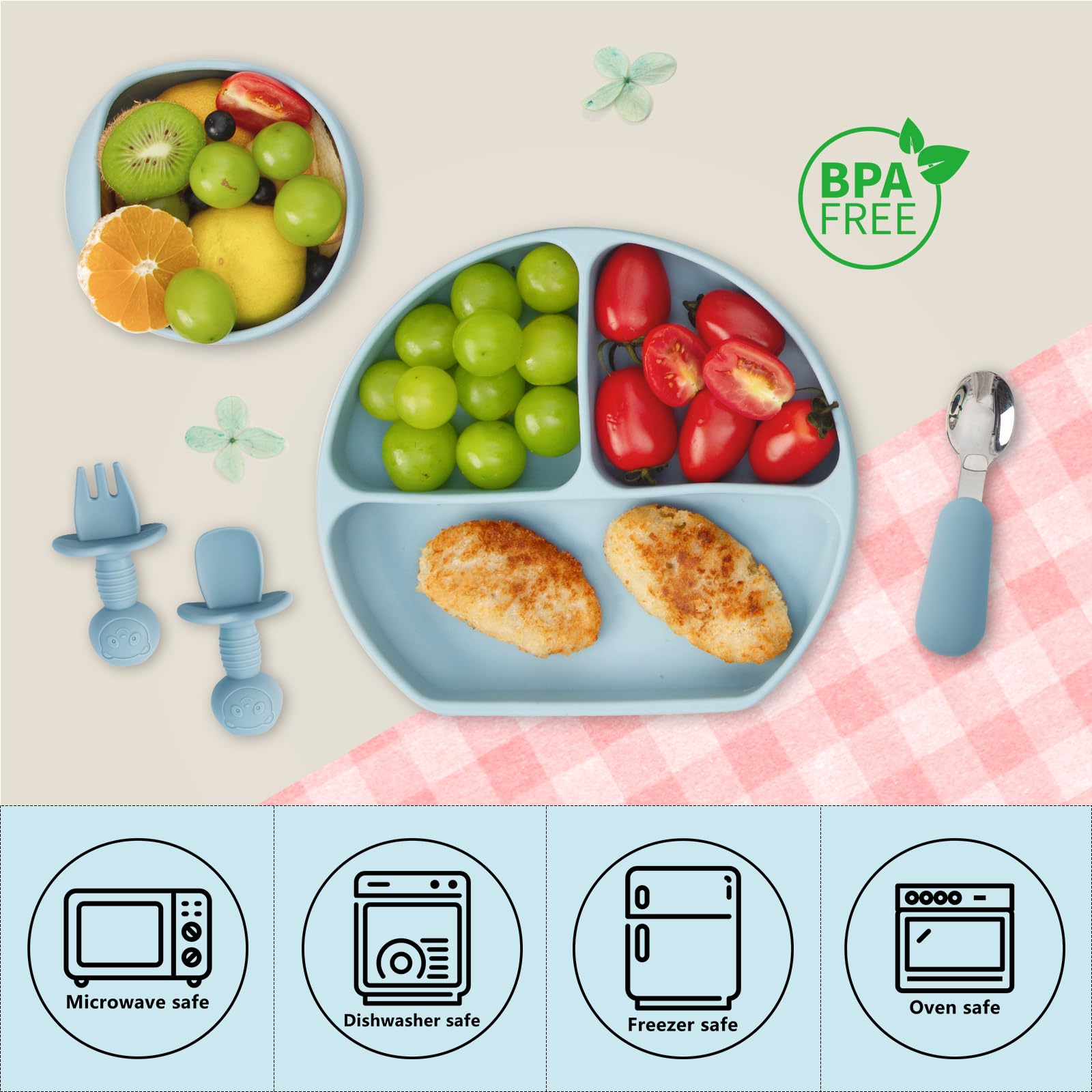 MBQMBSS on-the-go meal kit suits picnics and travel.