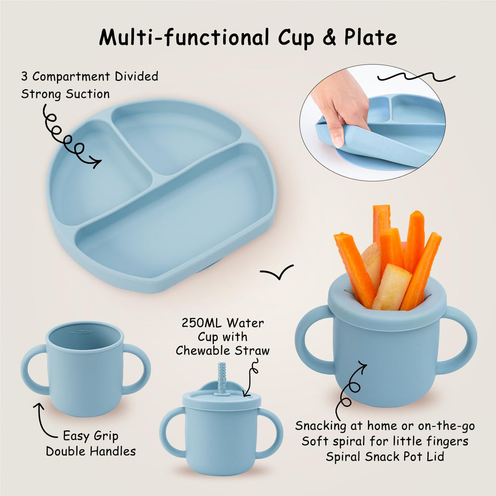 MBQMBSS sippy cup lids protect drinks on the go.
