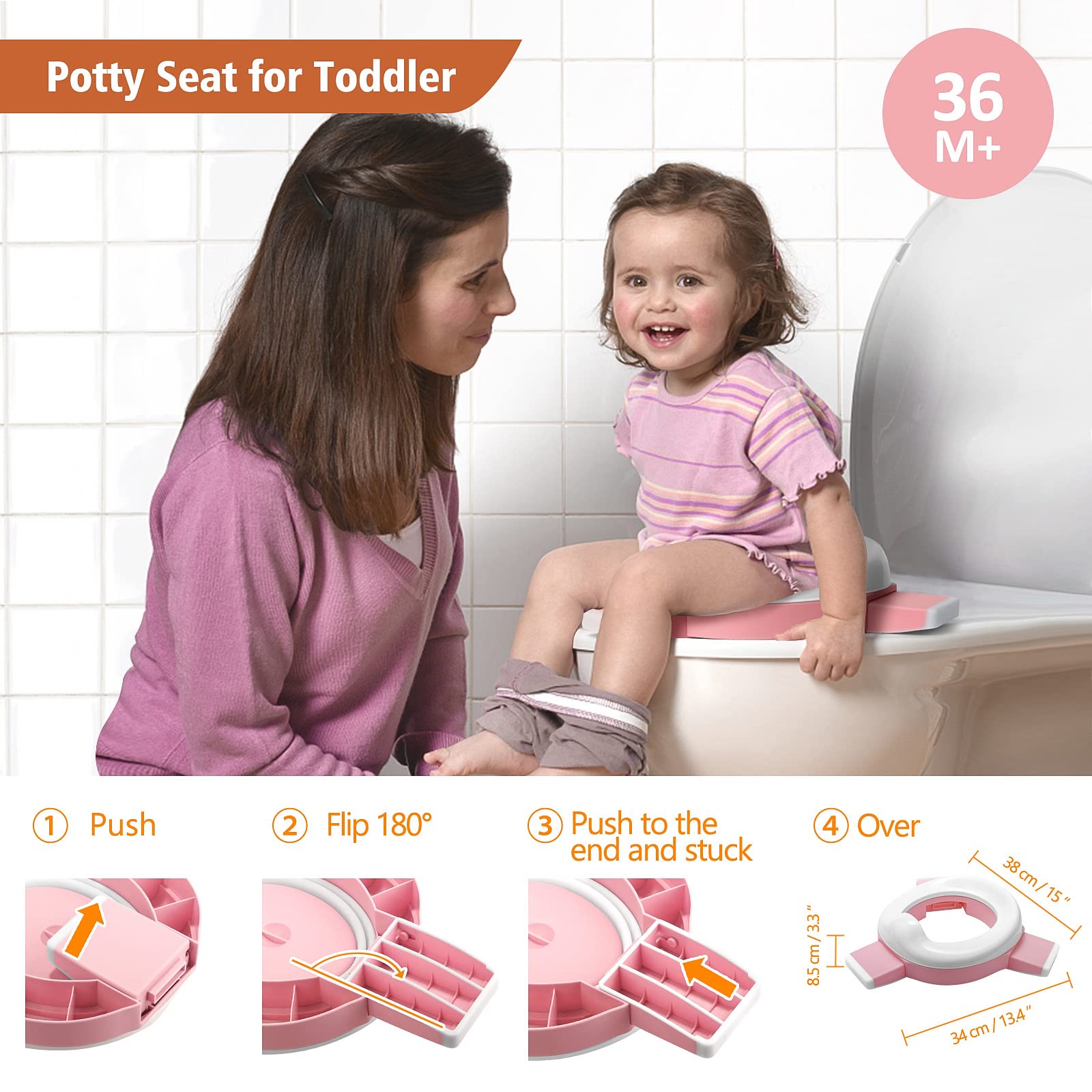 MCGMITT non-slip legs keep the seat stable