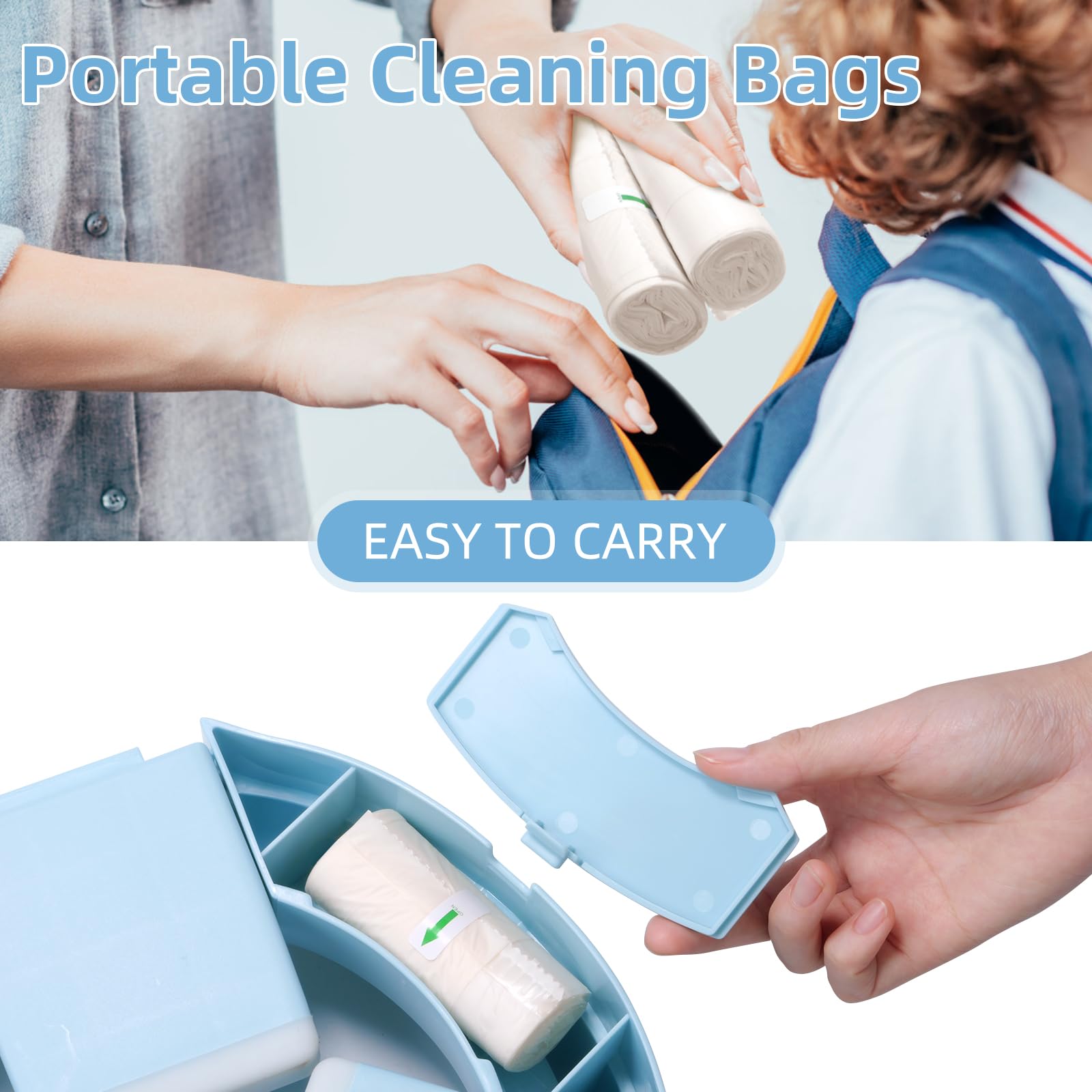 MCGMITT pet cleanup option makes outings tidier and simpler.