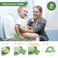 MCGMITT toilet seat cover attachment fits most toilets for quick setup