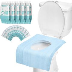 Mckanti toilet seat covers unfolded for hygienic protection on the go