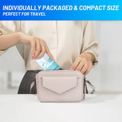Mckanti travel-friendly individually wrapped seat covers for easy packing