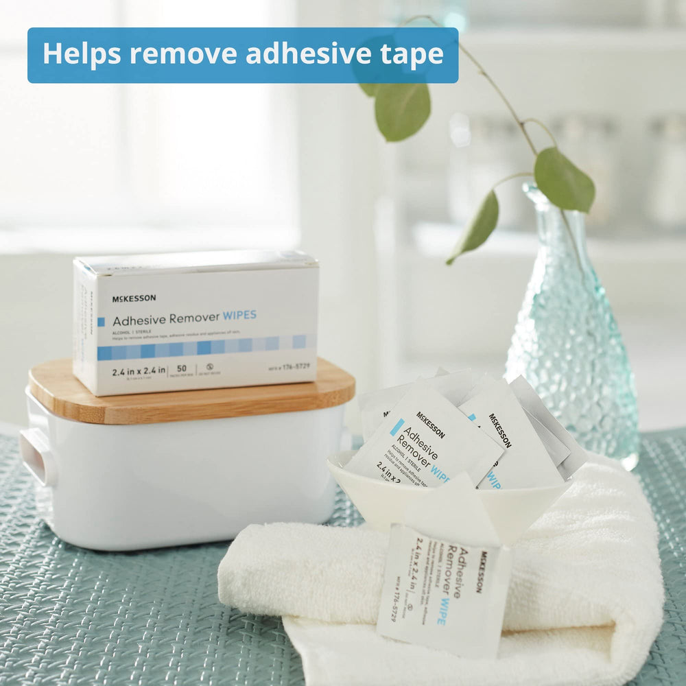 Sterile individually packaged McKesson wipes for contamination-free cleanup