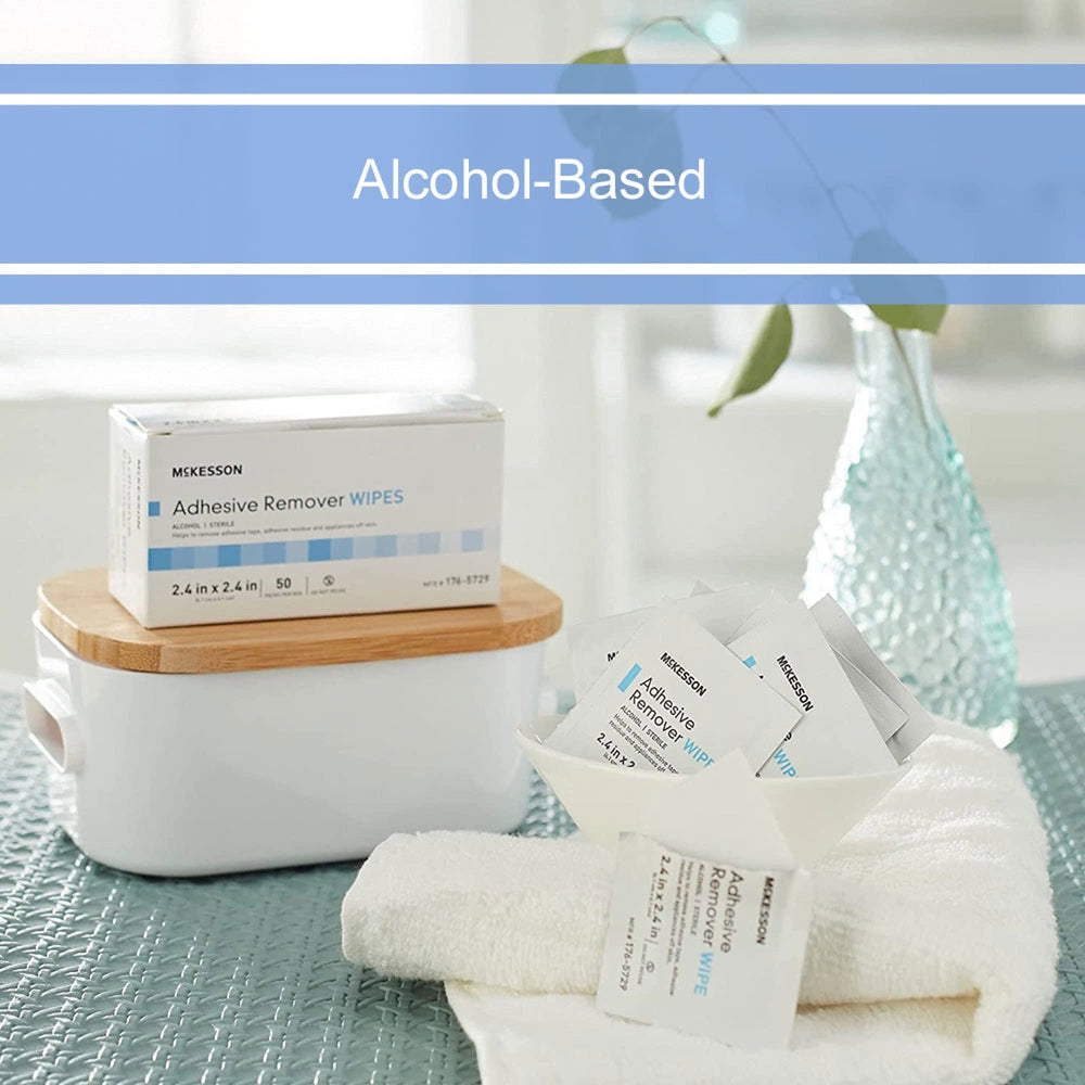 Latex-free McKesson wipes suitable for sensitive skin