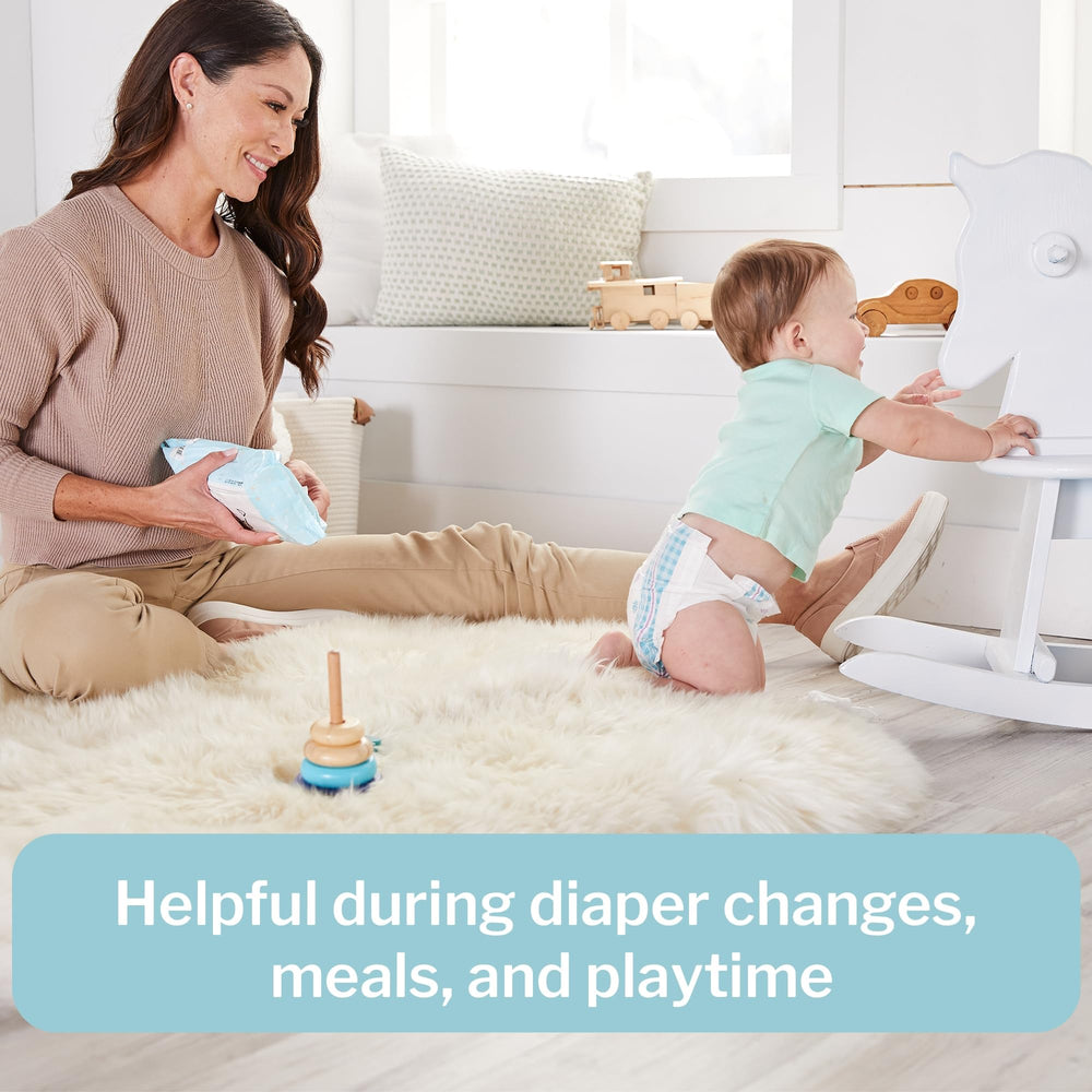 Newborn-safe McKesson wipes are suitable for daily skin care.