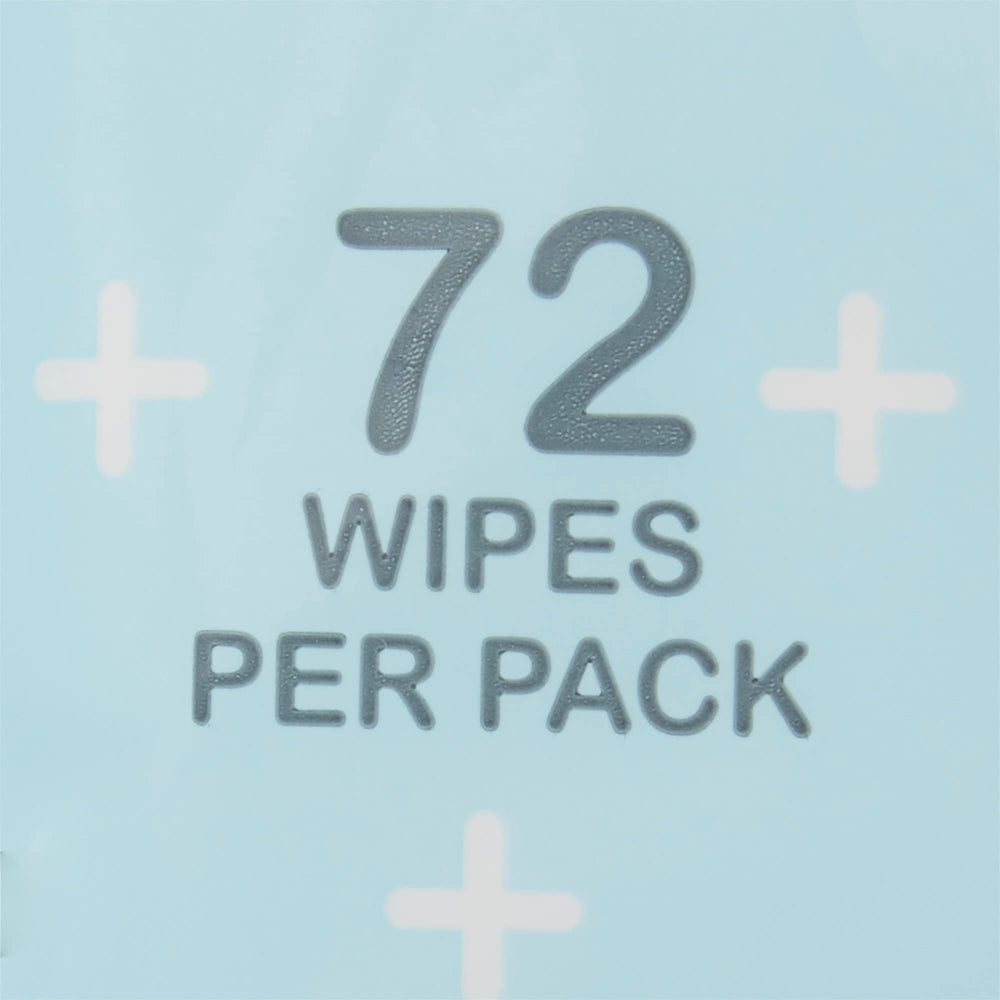 Diaper-change scene with McKesson wipes for cleanups.