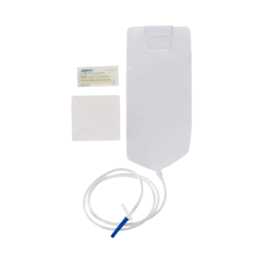 McKesson Bag Emema 1500Cc instruction card for quick reference.
