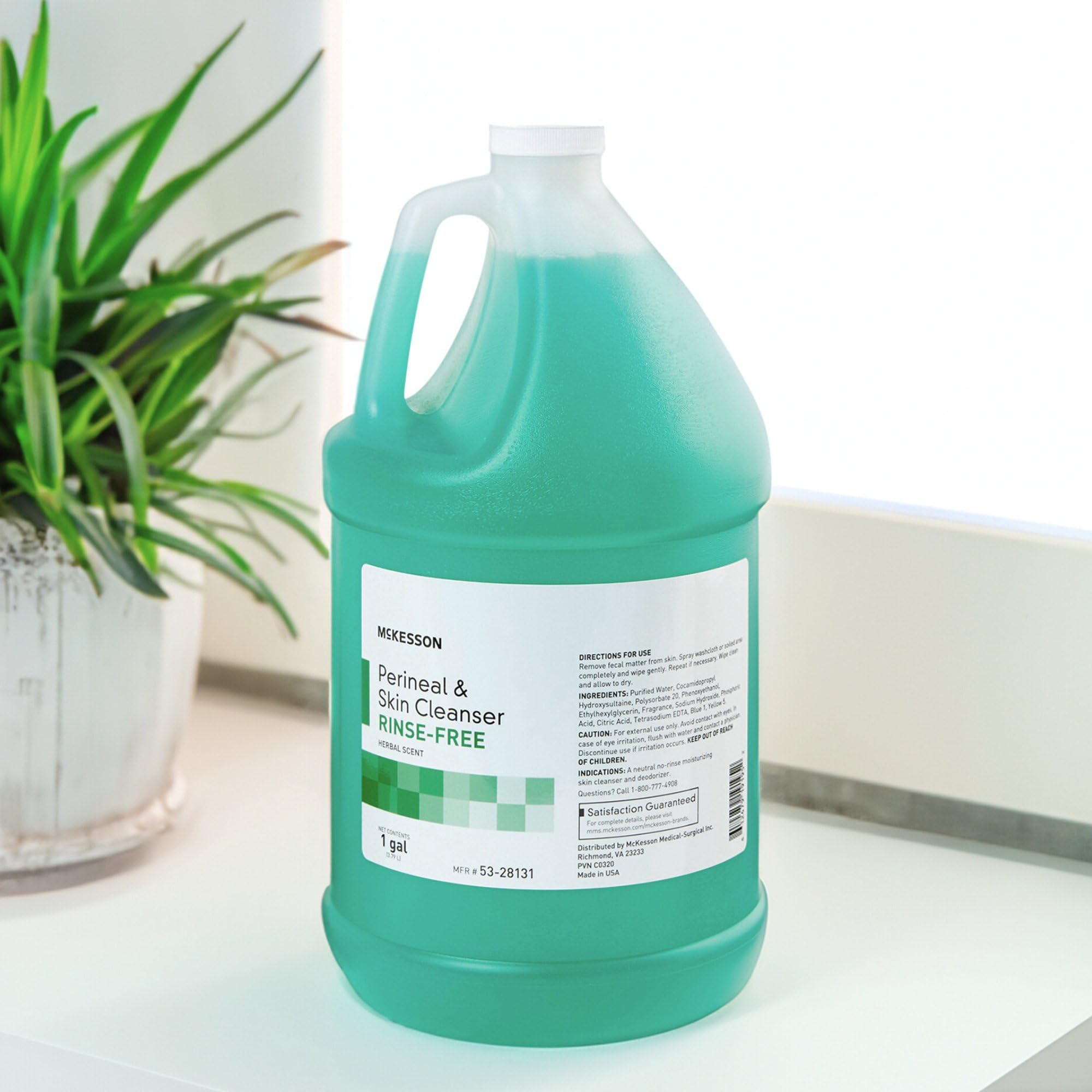 McKesson Perineal Skin Cleanser used at bedside for incontinence care.