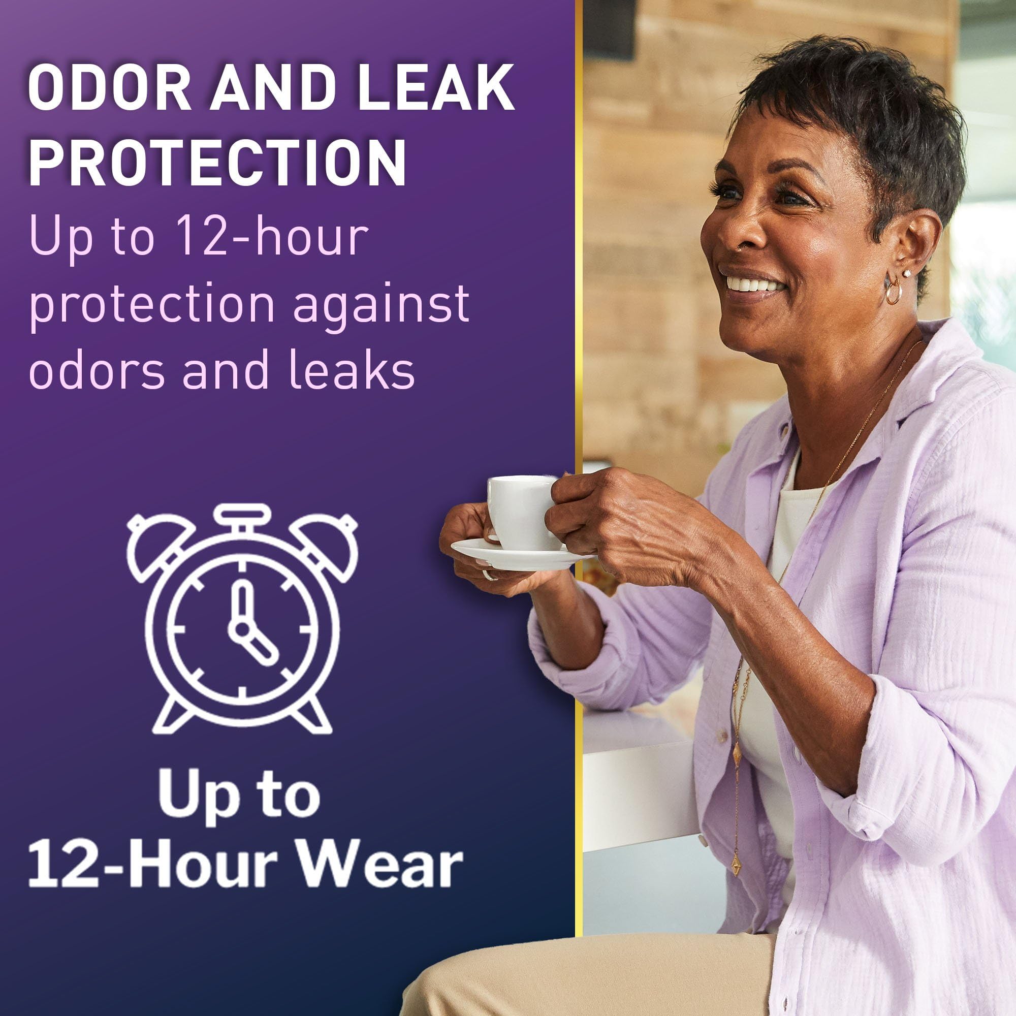 McKesson Premium Discreet Underwear wetness barrier detail emphasizes dryness