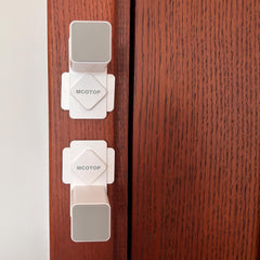 MCOTOP baby-proof door guard installation without drills quick and clean