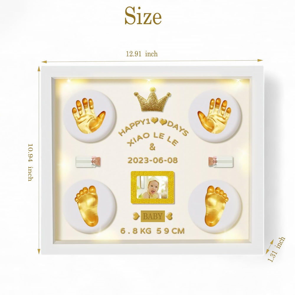 MCstars Complete kit including clay, paint, stickers, and brushes for lasting keepsakes