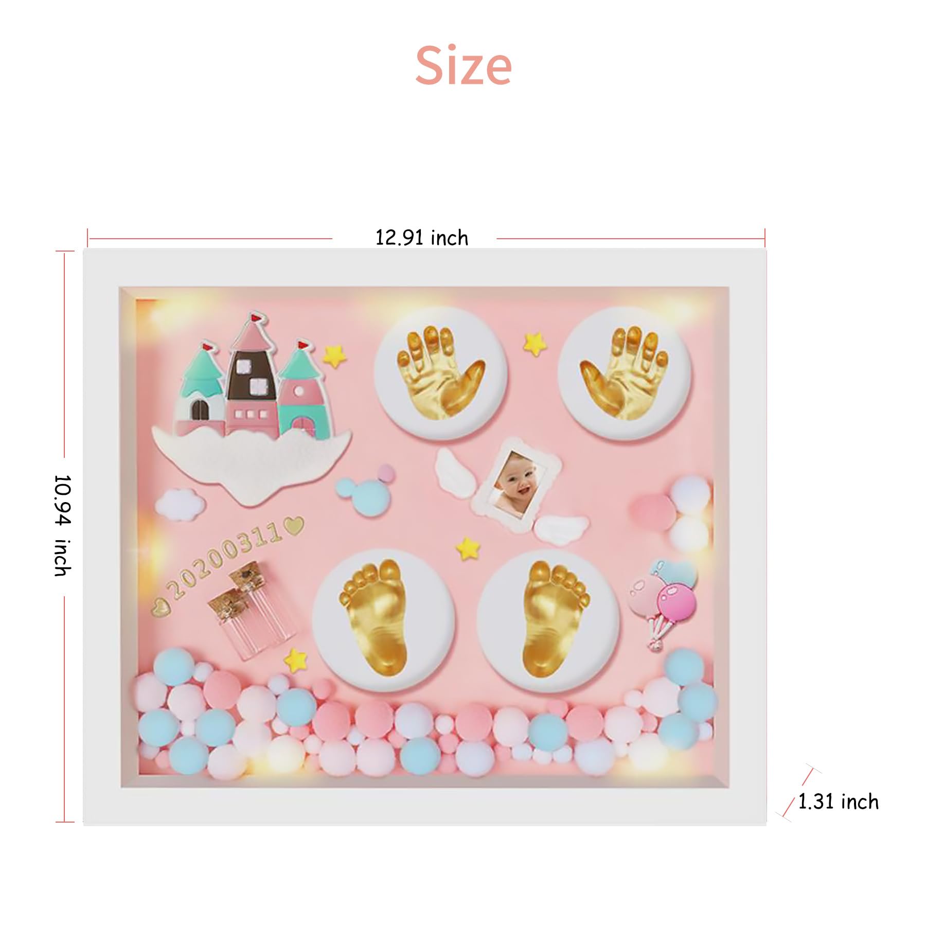 MCstars personalization set with stickers and bows for a unique keepsake.